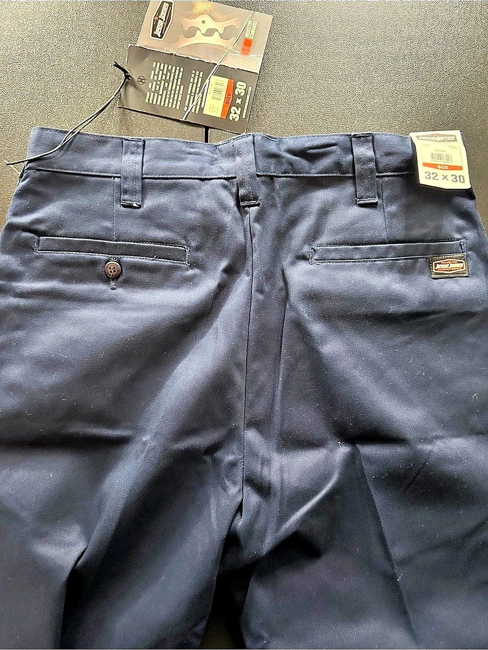 Jesse James Twill Industry Workwear Navy Pants Size 32x30